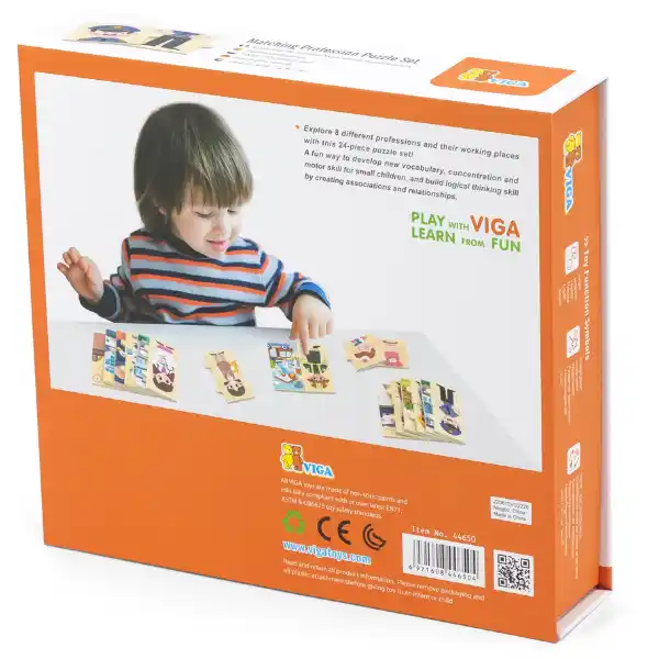 Joc logic de puzzle  „Profesiile” 24 elem.