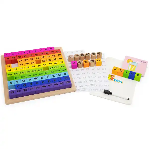 Доска для изучения алфавита и умножения