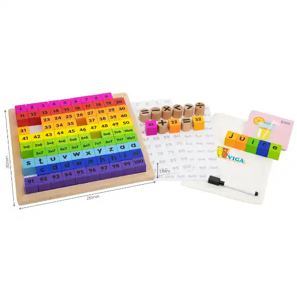Доска для изучения алфавита и умножения