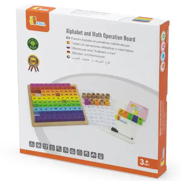 Доска для изучения алфавита и умножения