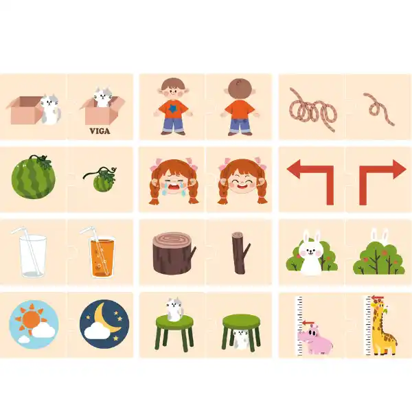 Joc de puzzle „Antinomic” 24 elem.