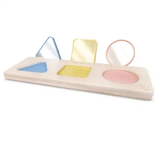 Деревянный пазл “Головоломка Монтессори с зеркалом”