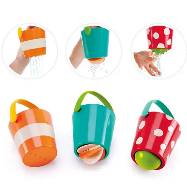 Набор игрушек для купания “Веселая игра с ведерками”