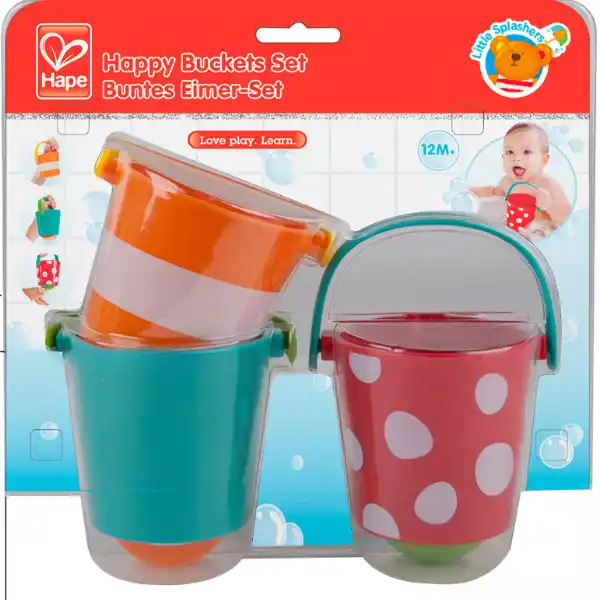 Набор игрушек для купания “Веселая игра с ведерками”