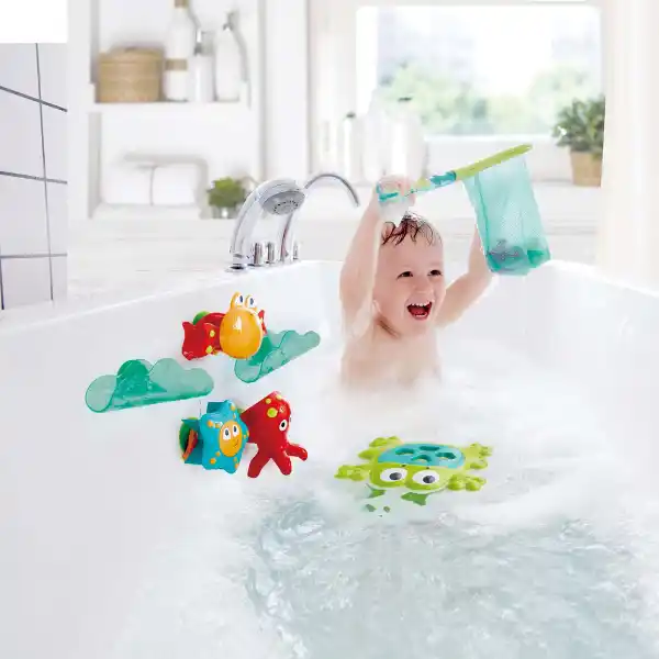 Набор игрушек для купания “Накорми лягушку”