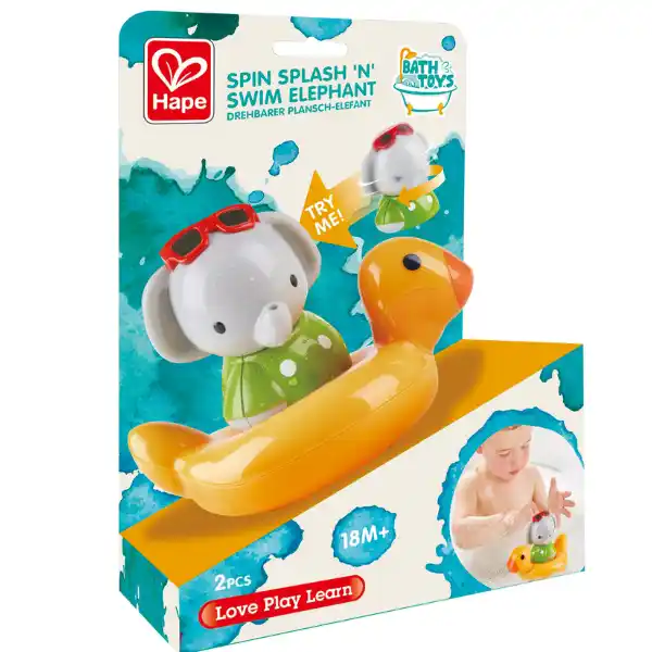 Заводная игрушка для купания “Плавающий слон”