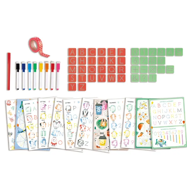 Set educațional „Învățăm literele și cifrele”
