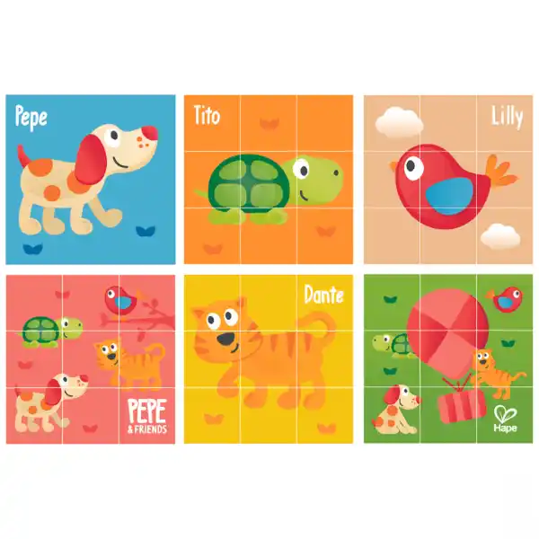 Кубики «Друзья», 9 шт