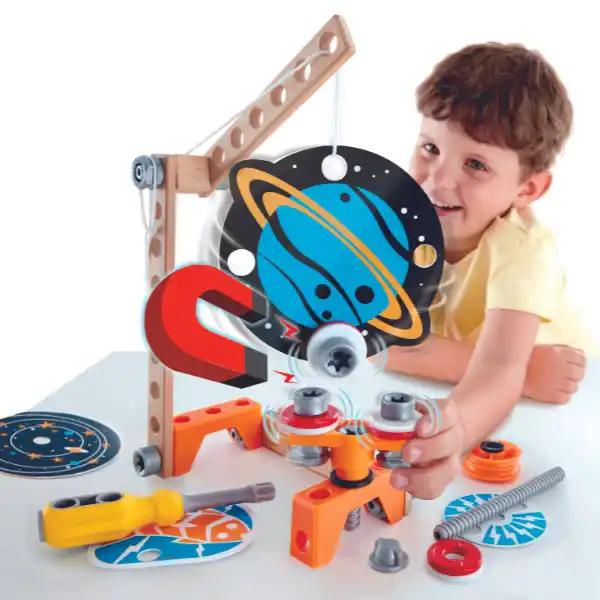 Constructor din lemn “Laborator magnetic”