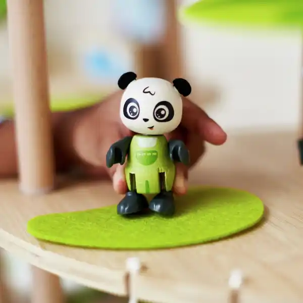 Кукольный домик “Бамбуковый домик панды”