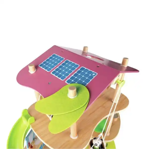 Кукольный домик “Бамбуковый домик панды”