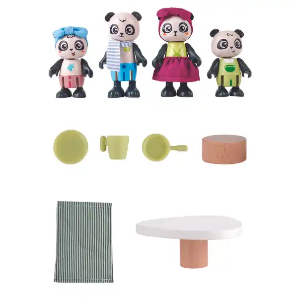 Кукольный домик “Бамбуковый домик панды”