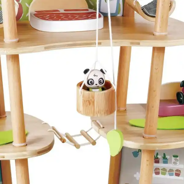 Кукольный домик “Бамбуковый домик панды”