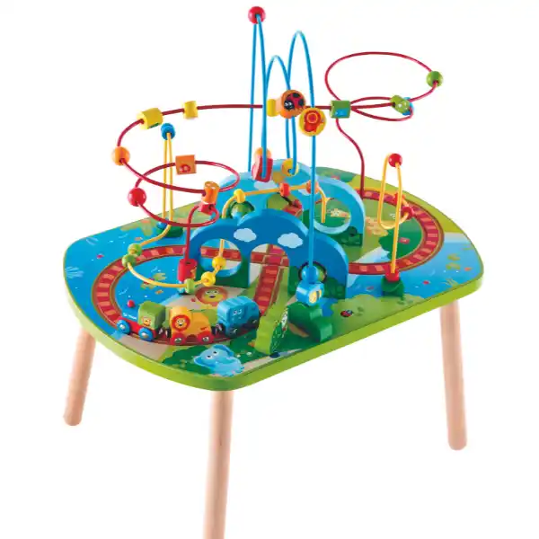 Развивающий столик «Железная дорога через джунгли»