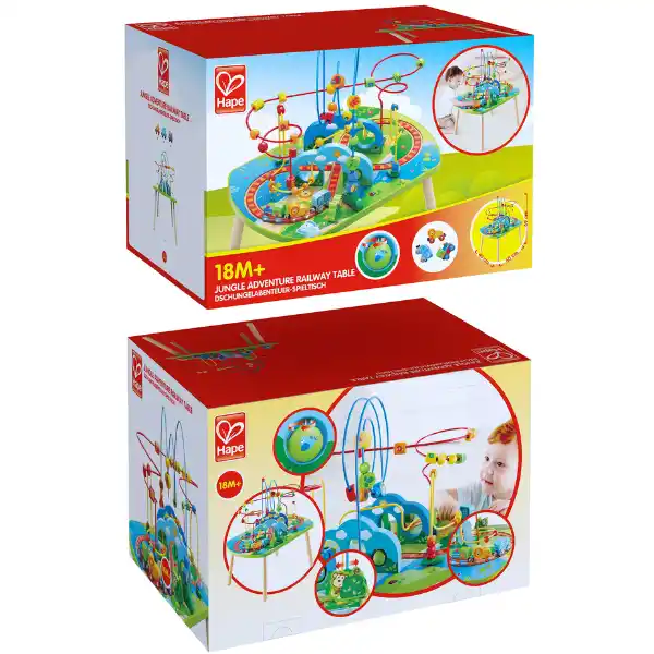 Развивающий столик «Железная дорога через джунгли»