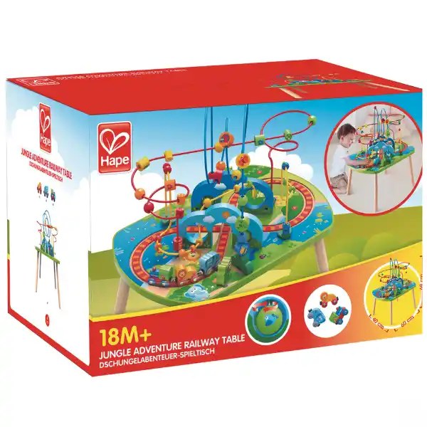 Развивающий столик «Железная дорога через джунгли»