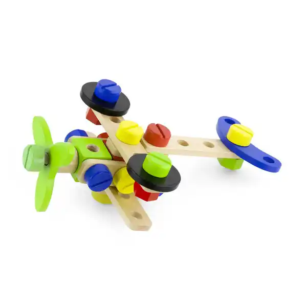 Деревянный развивающий конструктор c 48 эл.