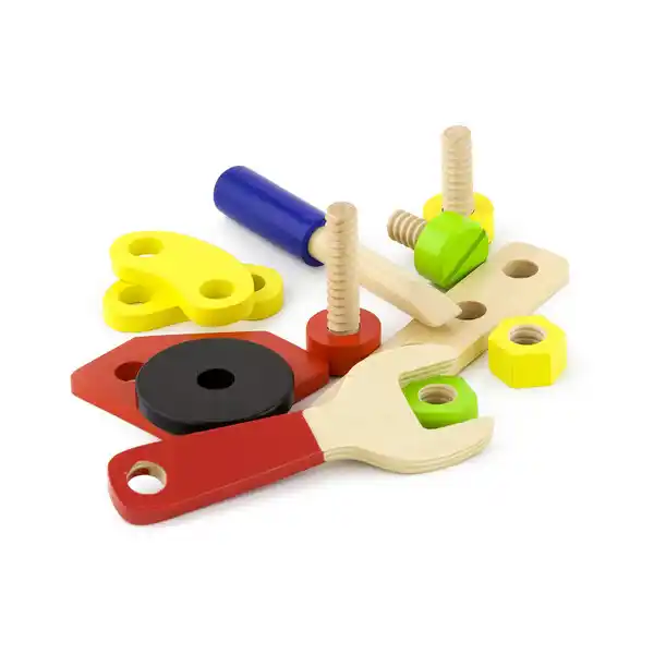 Деревянный развивающий конструктор c 48 эл.