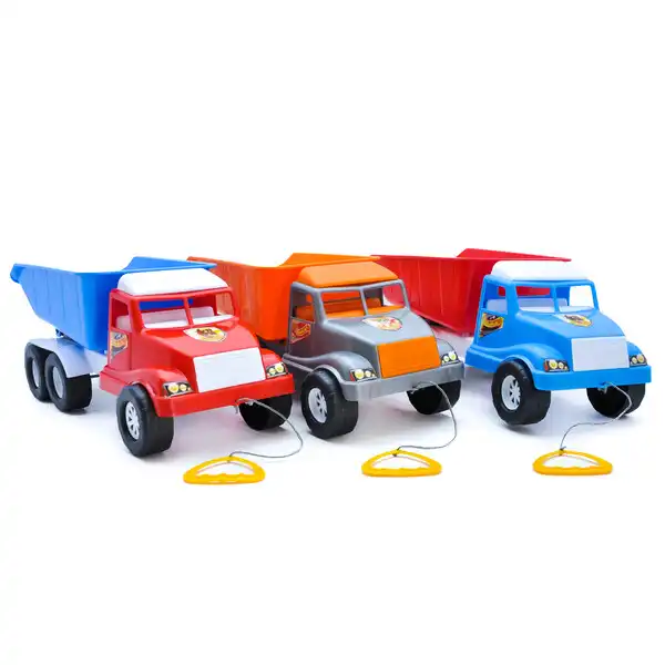 Каталка с веревочкой Самосвал “Волант” в асс