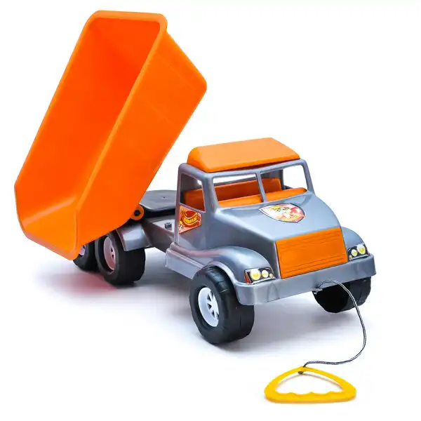 Каталка с веревочкой Самосвал “Волант” в асс