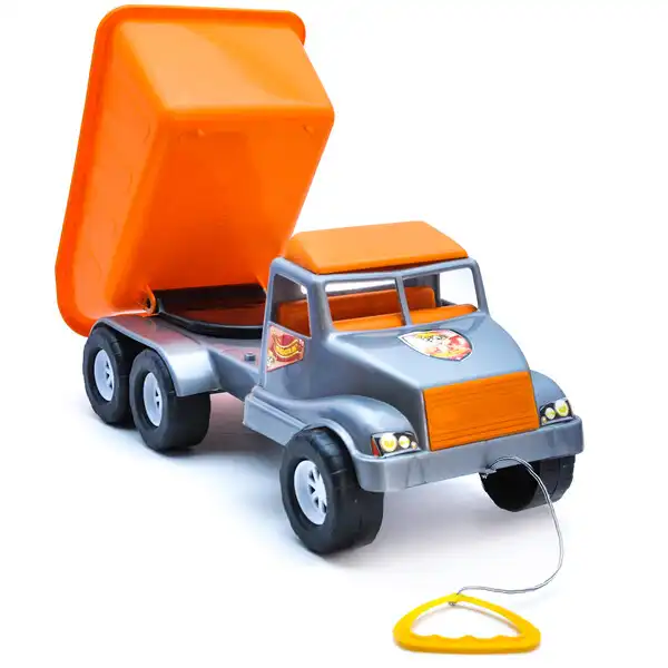 Каталка с веревочкой Самосвал “Волант” в асс