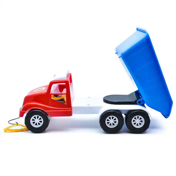 Каталка с веревочкой Самосвал “Волант” в асс