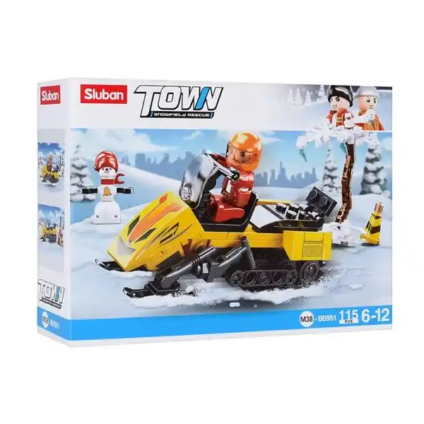 КОНСТРУКТОР Town (Snowfield rescue) — Snow Mobil