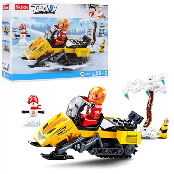 КОНСТРУКТОР Town (Snowfield rescue) — Snow Mobil