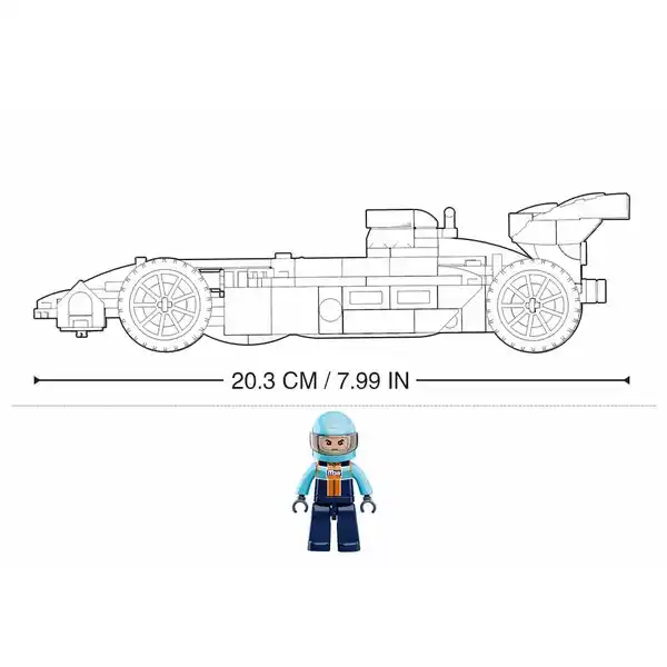 КОНСТРУКТОР RACING TEAM – Racing Car 1:24