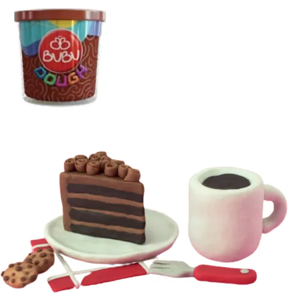 Plastilină de modelat PLAY DOUGH  în borcănel, 1 x 125 g, maro