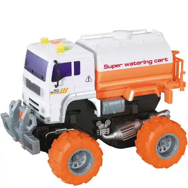 1:20 Подпрыгивающий грузовик с водяным баком и инерцией (свет / звук)