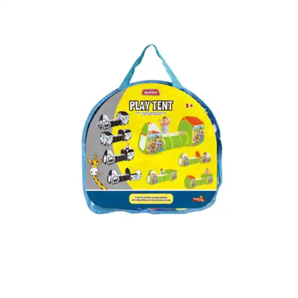 Игровой тоннель с палаткой и игровым кубом