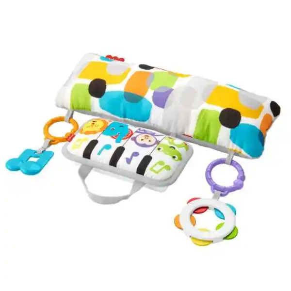 Fisher-Price Развивающая плюшевая игрушка для игры на животике “Пианино”