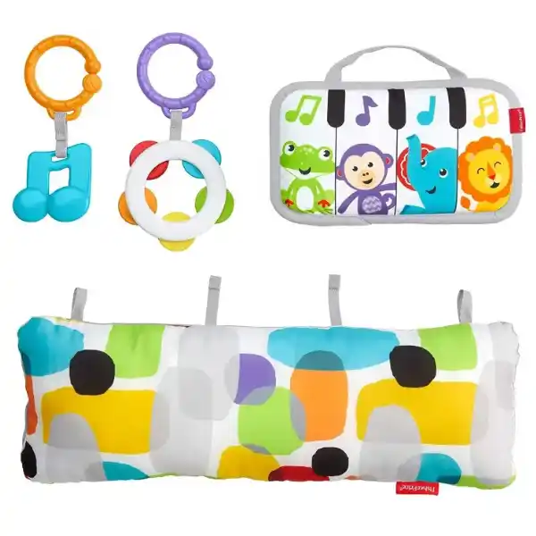 Fisher-Price Развивающая плюшевая игрушка для игры на животике “Пианино”