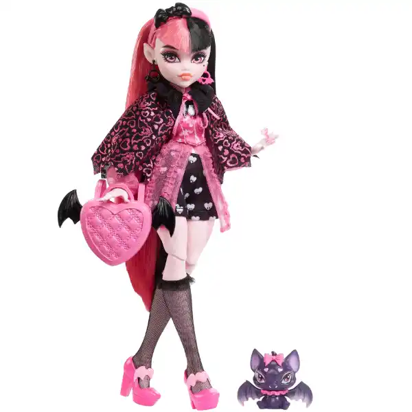 Set de joc Monster High “Draculaura și Contele Fabulous”, cu accesorii