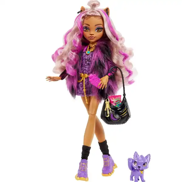Set de joc Monster High “Clawdeen Wolf și Crescent”, cu accesorii