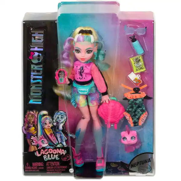 Игровой набор Monster High “Лагуна Блю и Нептуна”, с аксессуарами