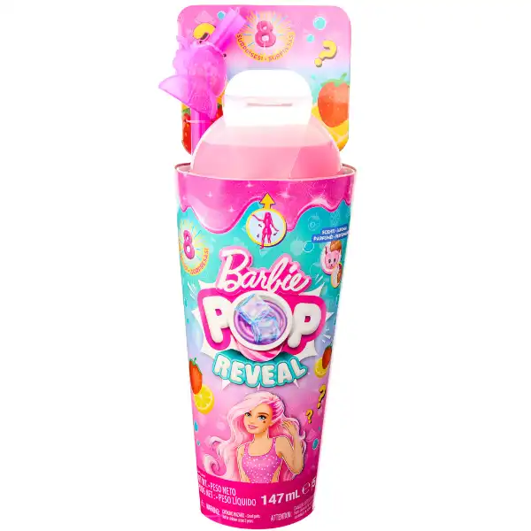 Păpușa Barbie Pop Reveal  „Limonadă cu căpșuni”, Fruit Series