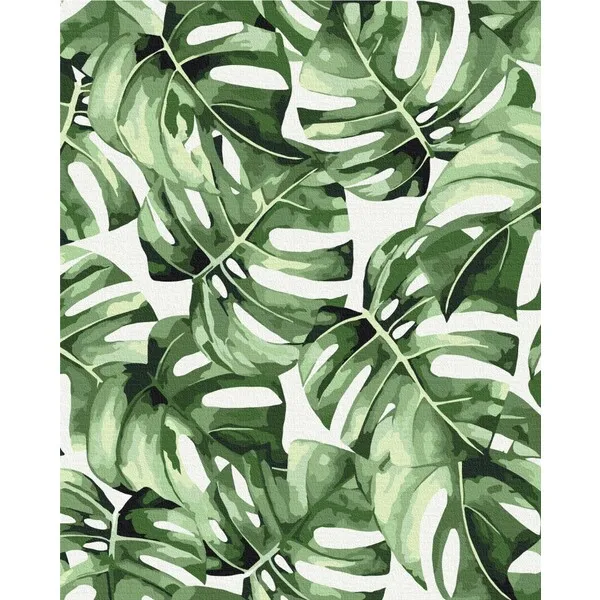 Pictură pe numere 40*50 cm (în cutie) – Monstera exotică