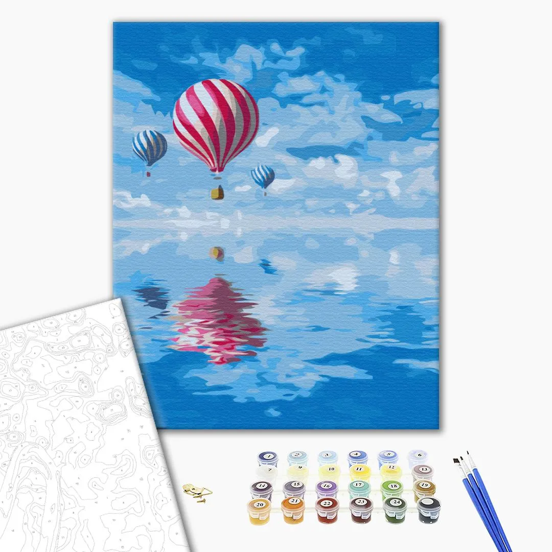 Pictură pe numere 40*50 сm (în cutie) – Reflectare