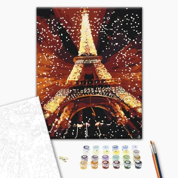 Pictură pe numere 40*50 сm (în cutie) – Sărbătoare în Paris