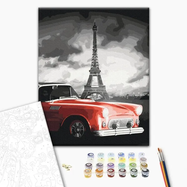 Pictură pe numere 40*50 сm (în cutie) – Clasica franceză