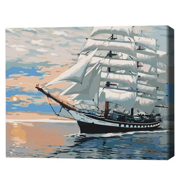 Pictură pe numere 40*50 сm (în cutie) – Vânt în pânze