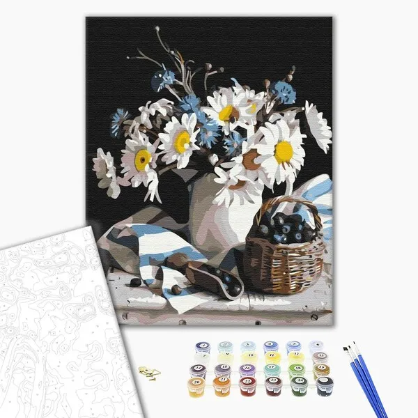 Pictură pe numere 40*50 сm (fără cutie)  – Recolta câmpiei
