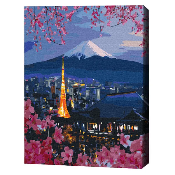 Pictură pe numere 40*50 сm (fără cutie)  – Călătorie în Japonia