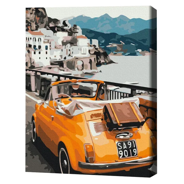 Pictură pe numere 40*50 сm (fără cutie)  – Mașină retro