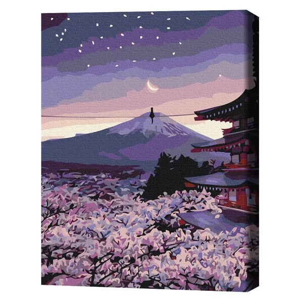 Pictură pe numere 40*50 сm (fără cutie)  – Japonia seara