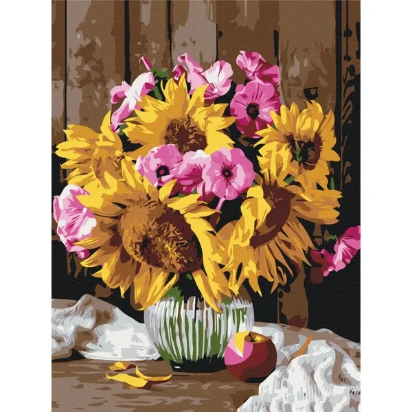 Pictură pe numere 30*40 сm (fără cutie) – Buchet de țară