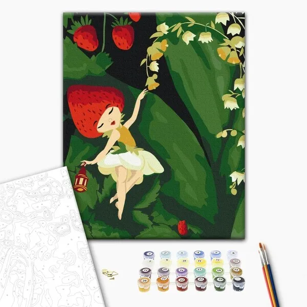 Pictură pe numere 30*40 сm (fără cutie) – Zâna Sunberry