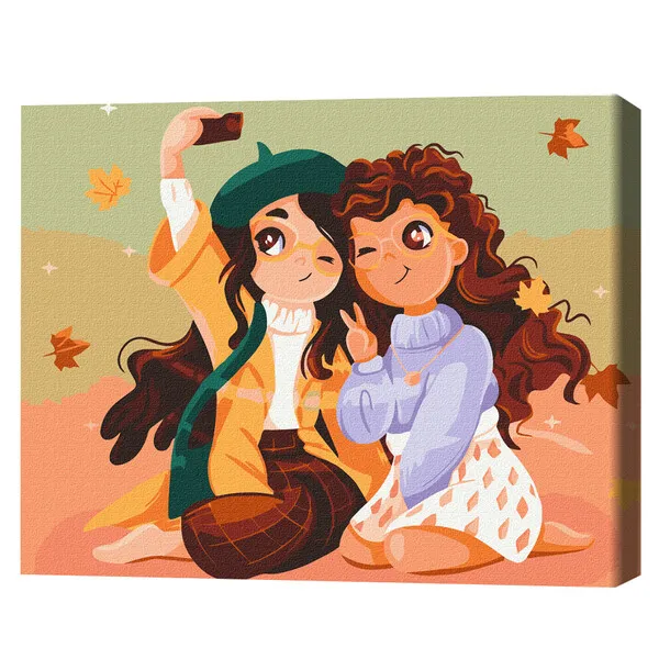 Pictură pe numere 30*40 сm (fără cutie) – Prietenele